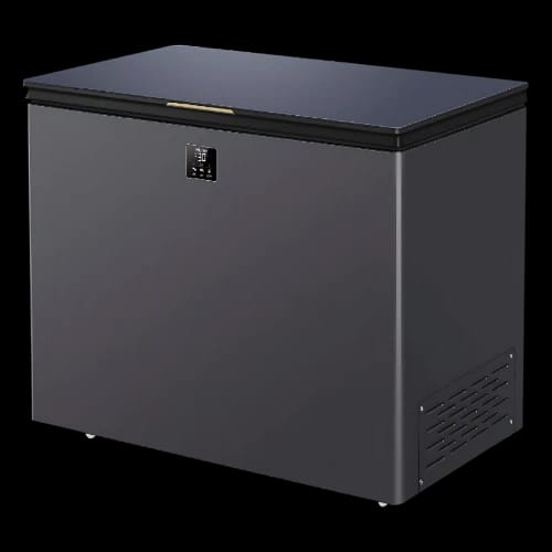 haier hcf 175sge 142l chest freezer side