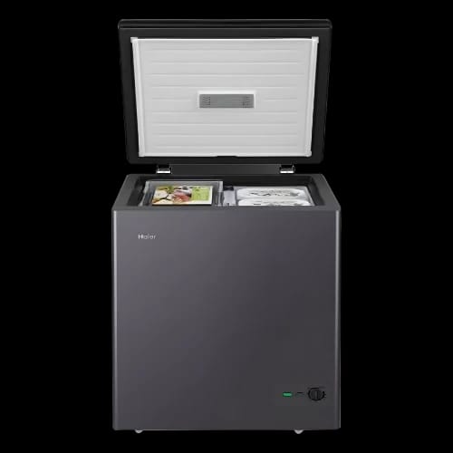 haier hcf 230sg 200l chest freezer open
