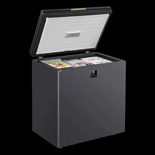 haier hcf 230sge 200l chest freezer open 1