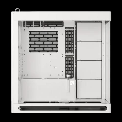 havn hs 420 vgpu mid tower atx pc case white open