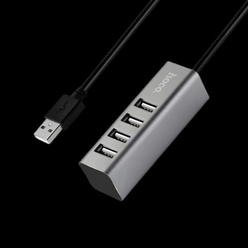 hoco hb1 4 port usb 20 aluminum alloy hub main