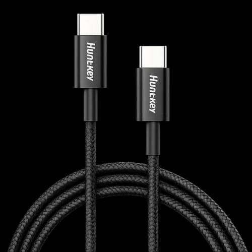 huntkey 12m usb c to usb c cable black main