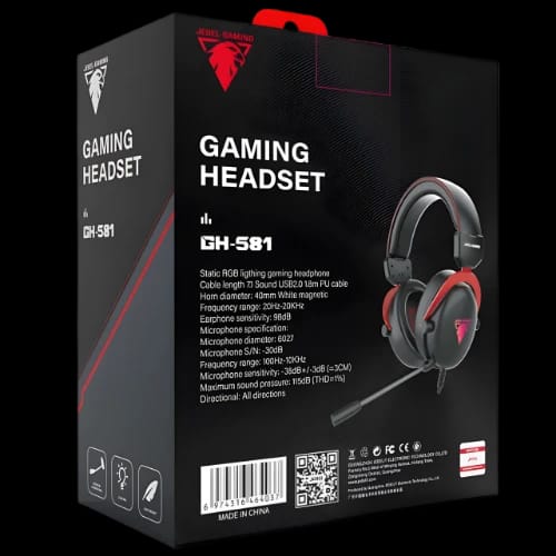jedel gh581 wired rgb gaming headphonewith box
