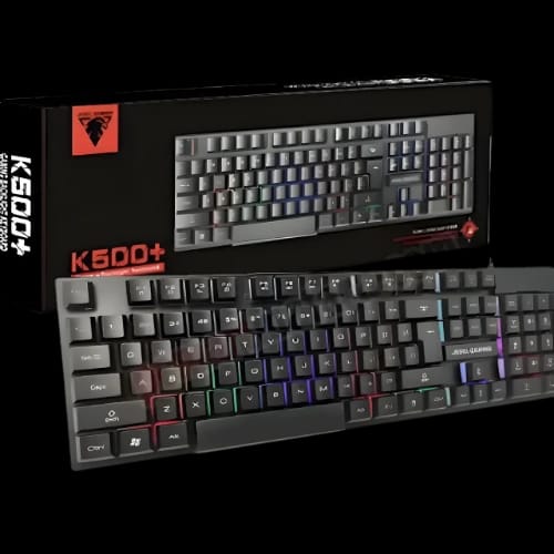 jedel k500 rgb gaming keyboard blackwith box