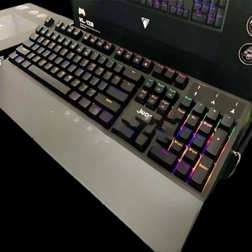jedel kl128 rgb mechanical gaming keyboardwith box