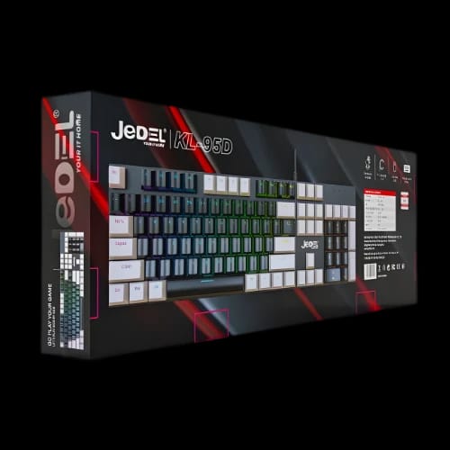 jedel kl95d wired mechanical gaming keyboardbox