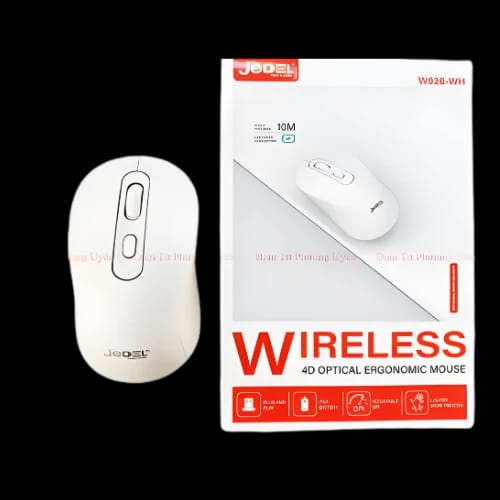 jedel w926 wireless mouse white with box