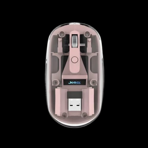 jedel wd131p wireless gaming mouse pink main