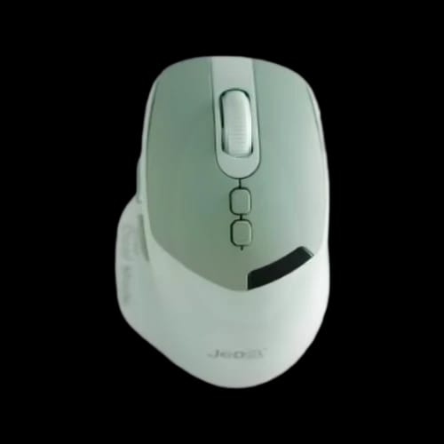 jedel wd155 dual mode wireless mouse beige front
