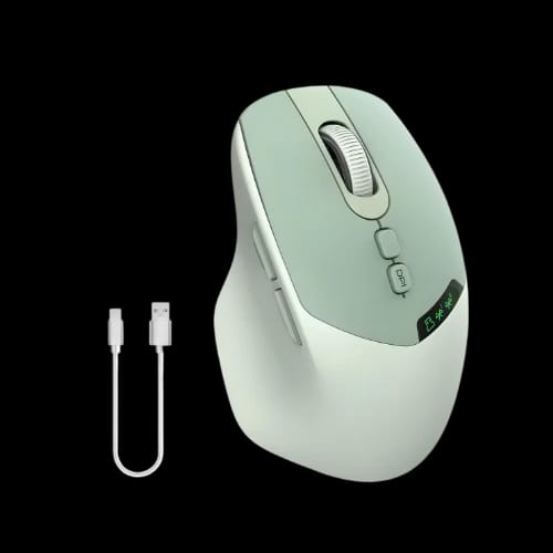 jedel wd155 dual mode wireless mouse beige main