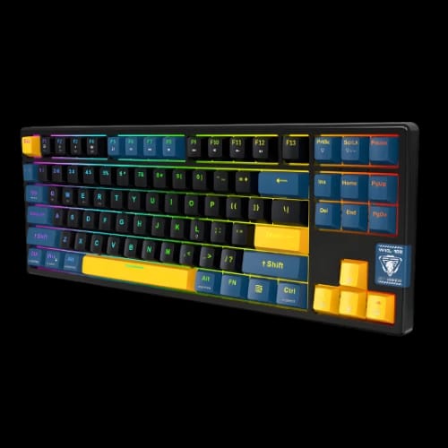 jedel wkl102 tri mode mechanical keyboard angle
