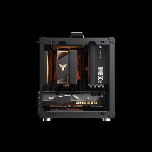 jonsbo c6 itx mesh mini itx pc case black side
