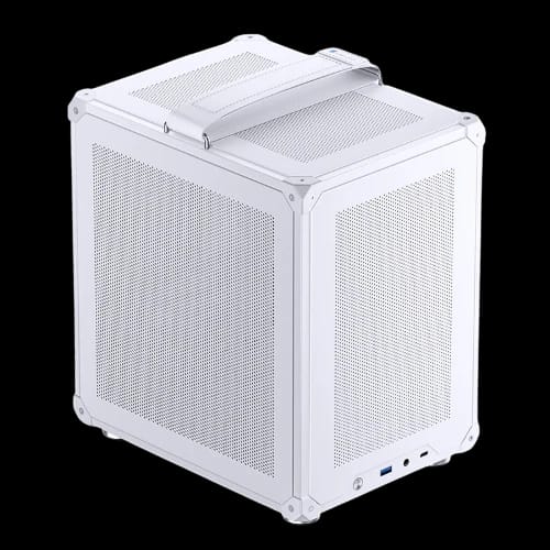 jonsbo c6 itx mesh mini itx pc case white 2