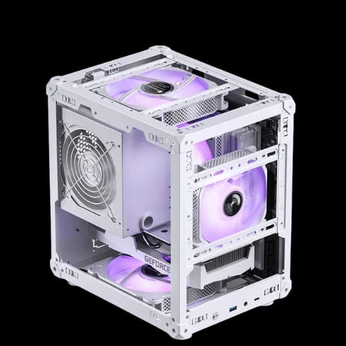 jonsbo c6 m atx casing white with light