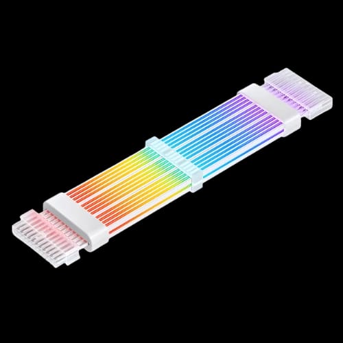 jonsbo dy 2 24pin argb cable white silver main