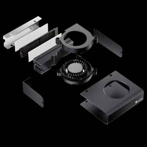 jonsbo m2 10 nvme ssd cooler black detail