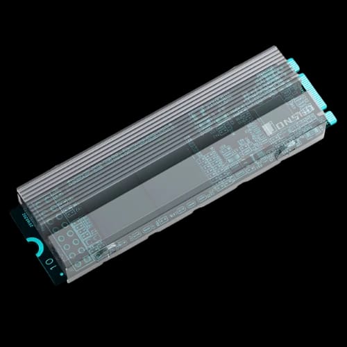 jonsbo m2 6 nvme ssd cooler gray top