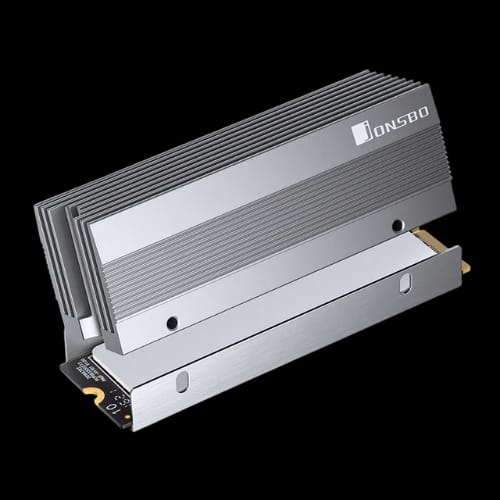 jonsbo m201 nvme ssd cooler silver front