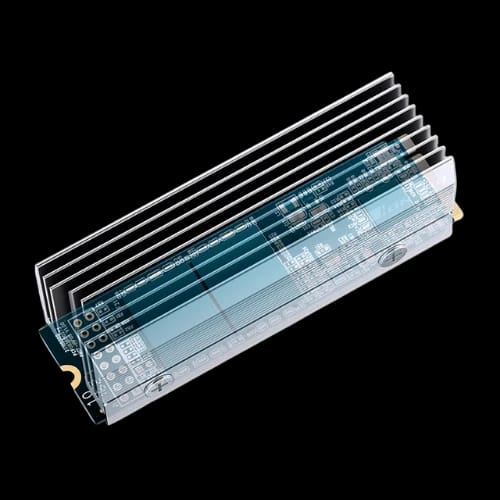 jonsbo m201 nvme ssd cooler silver top