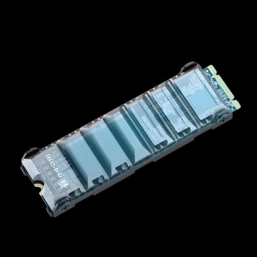 jonsbo m202 nvme ssd cooler silver top