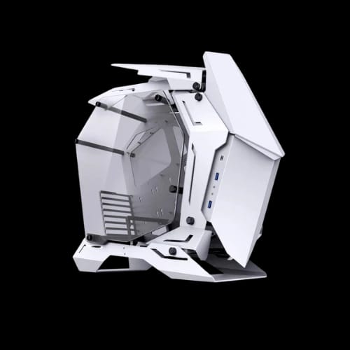 jonsbo mod 3 mech warrior atx gaming case white