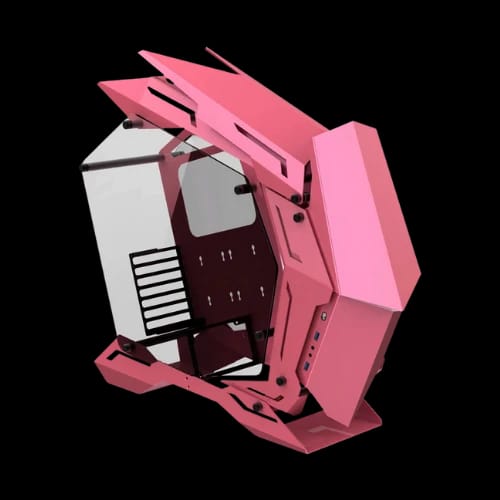 jonsbo mod3 mech warrior atx gaming case pink