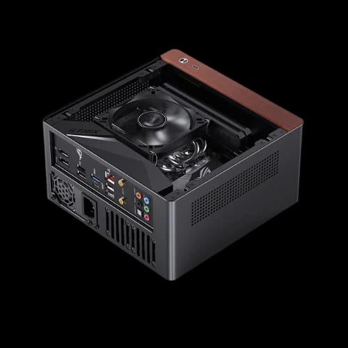 jonsbo n10 mini itx pc case black with cpu