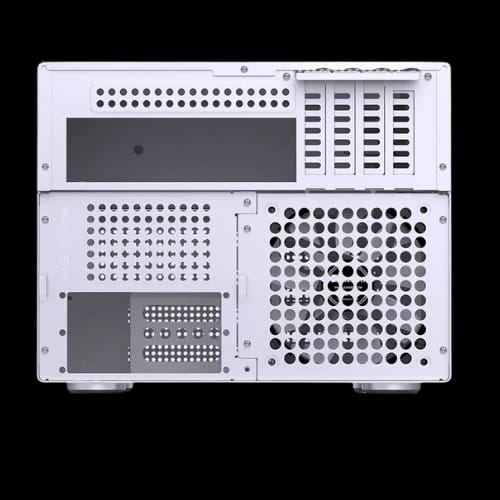 jonsbo n4 micro atx nas case white with fan