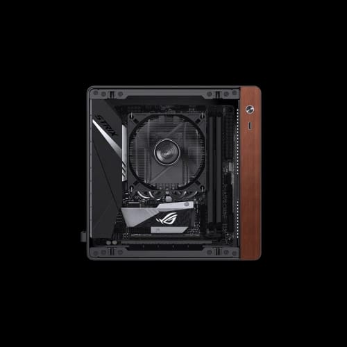 jonsbo nv10 mini itx pc case black inside