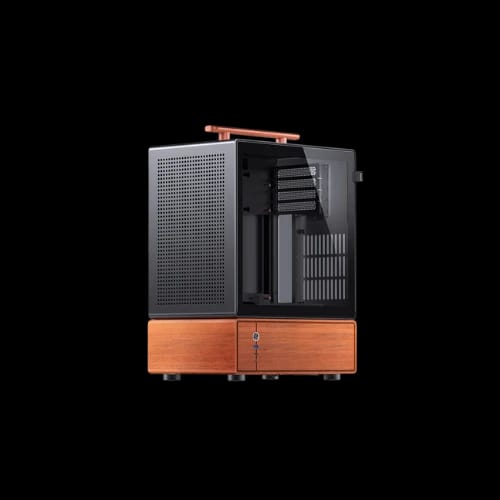 jonsbo t7 wood handle matx pc case black side