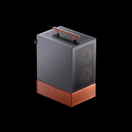 jonsbo t7 wood handle matx pc case black