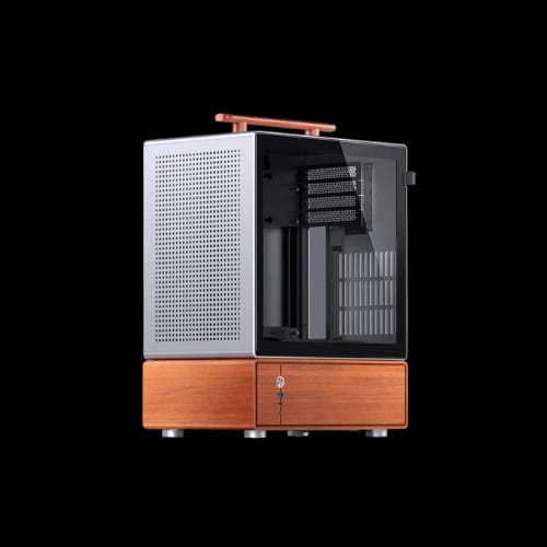 jonsbo t7 wood handle matx pc case silver side