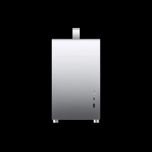 jonsbo t8 plus mini itx pc case silver front