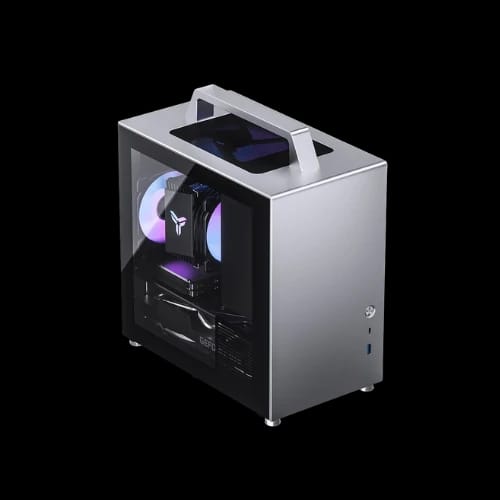 jonsbo t8 plus mini itx pc case silver