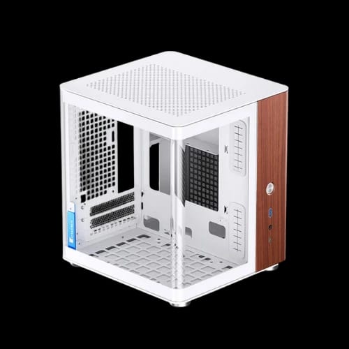 jonsbo tk 0 mini itx curved glass pc case white