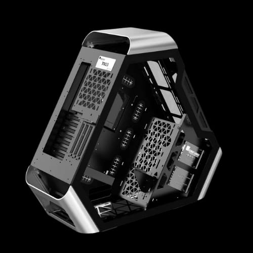 jonsbo tr03 g glass panel atx gaming case silver