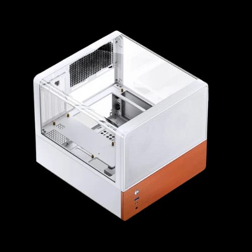 jonsbo v12 matx panoramic mini tower case white