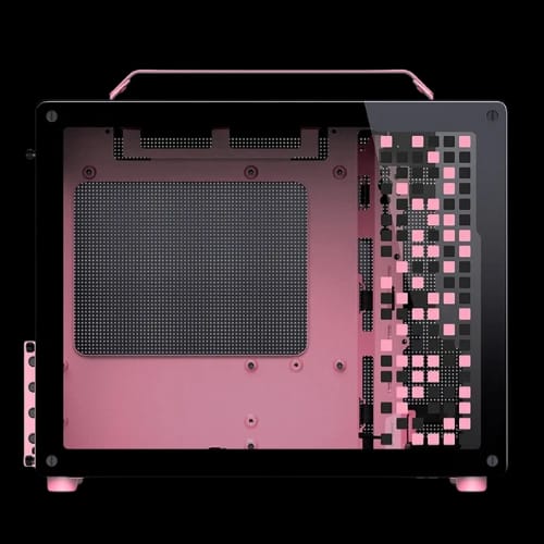 jonsbo z20 m atx gaming case pink black front
