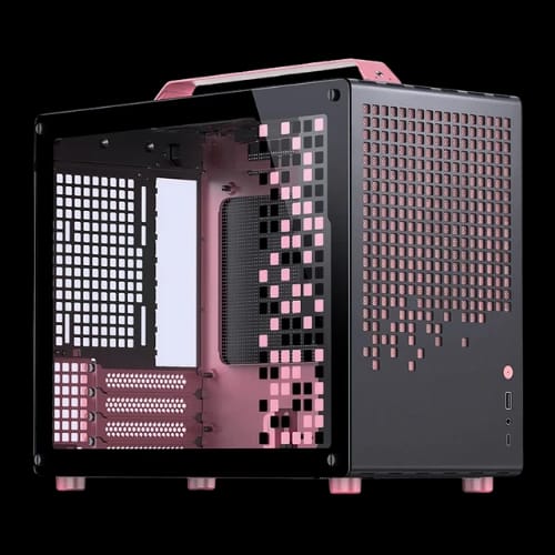 jonsbo z20 m atx gaming case pink black main