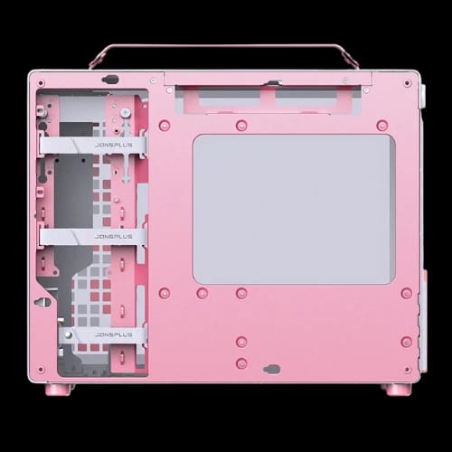 jonsbo z20 m atx gaming case pink white back