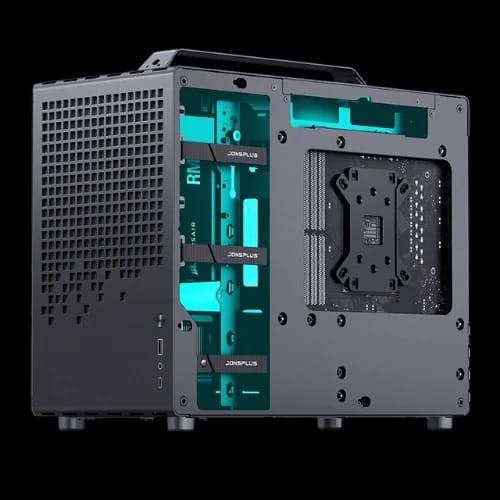 jonsbo z20 mesh m atx gaming case black back
