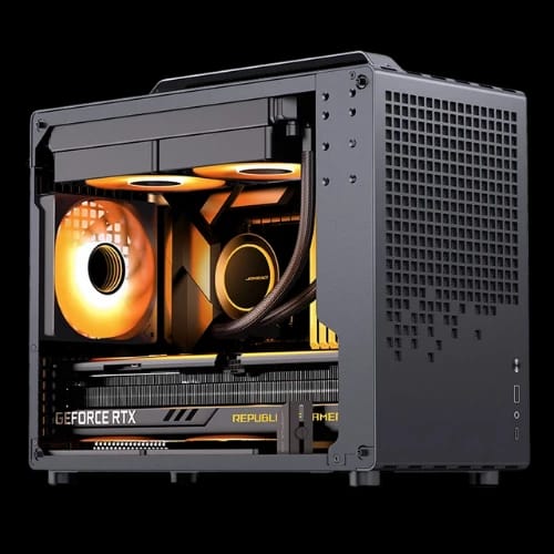 jonsbo z20 mesh m atx gaming case black installed