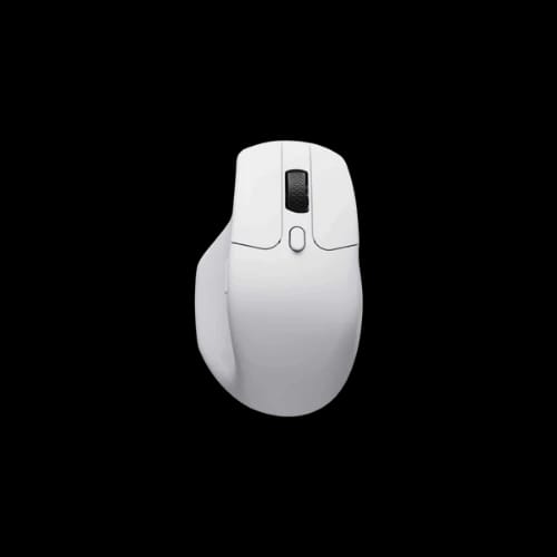 keychron m6 tri mode wireless mouse white 2