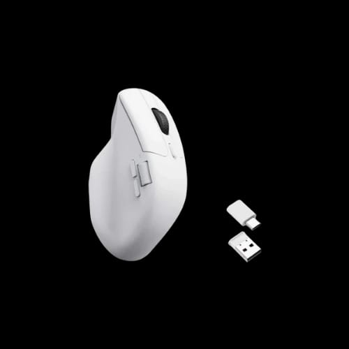 keychron m6 tri mode wireless mouse white