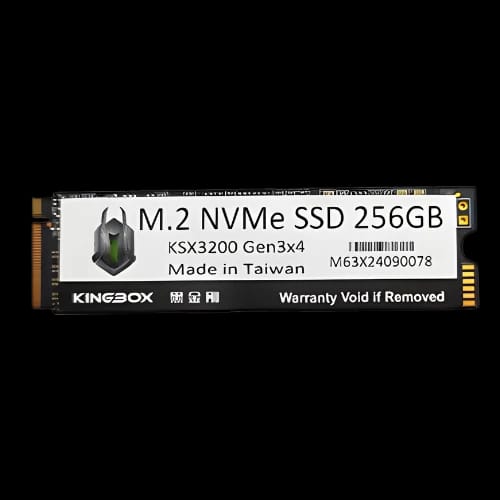 kingbox ksx3200 256gb gen3 nvme m2 2280 ssd main