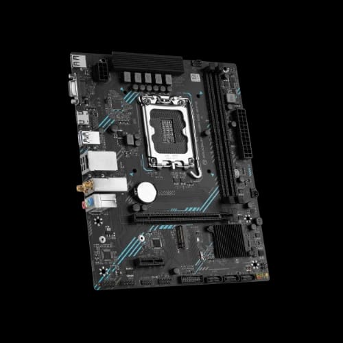 maxsun ms h610m 666 wi fi 6 motherboard tilted