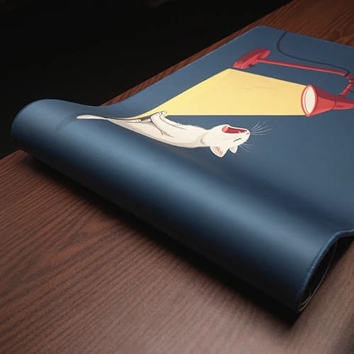 meeko mouse pad mat showing flexible build 1