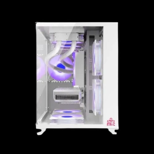 monarch mystery box x5 desktop gaming case white 3