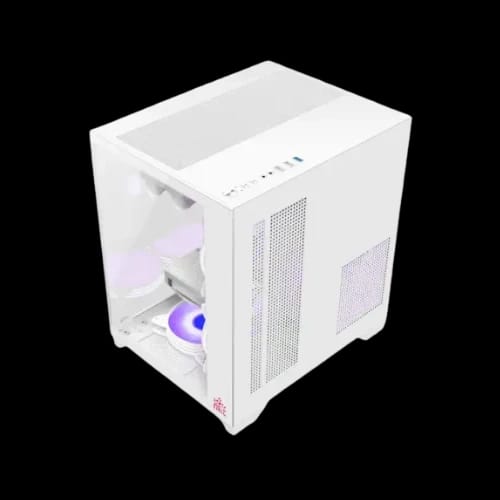 monarch mystery box x5 desktop gaming case white 4
