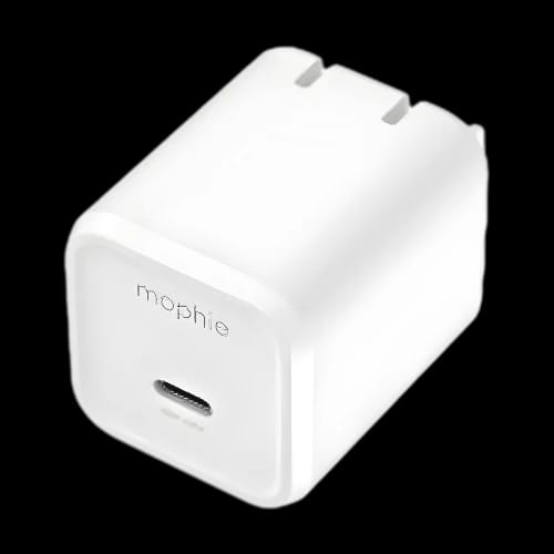 mophie 45w gan fast charger white main